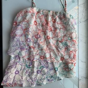 Flowy Anthropologie Floral Top with Tag